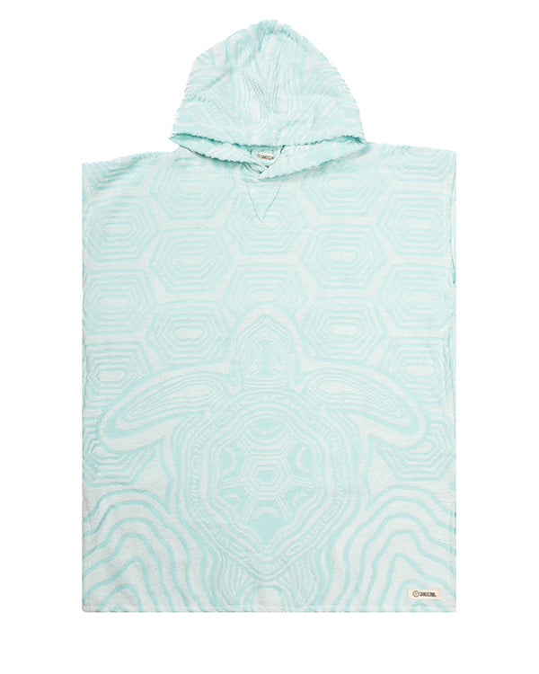 Geo Turtle Hooded Poncho Youth