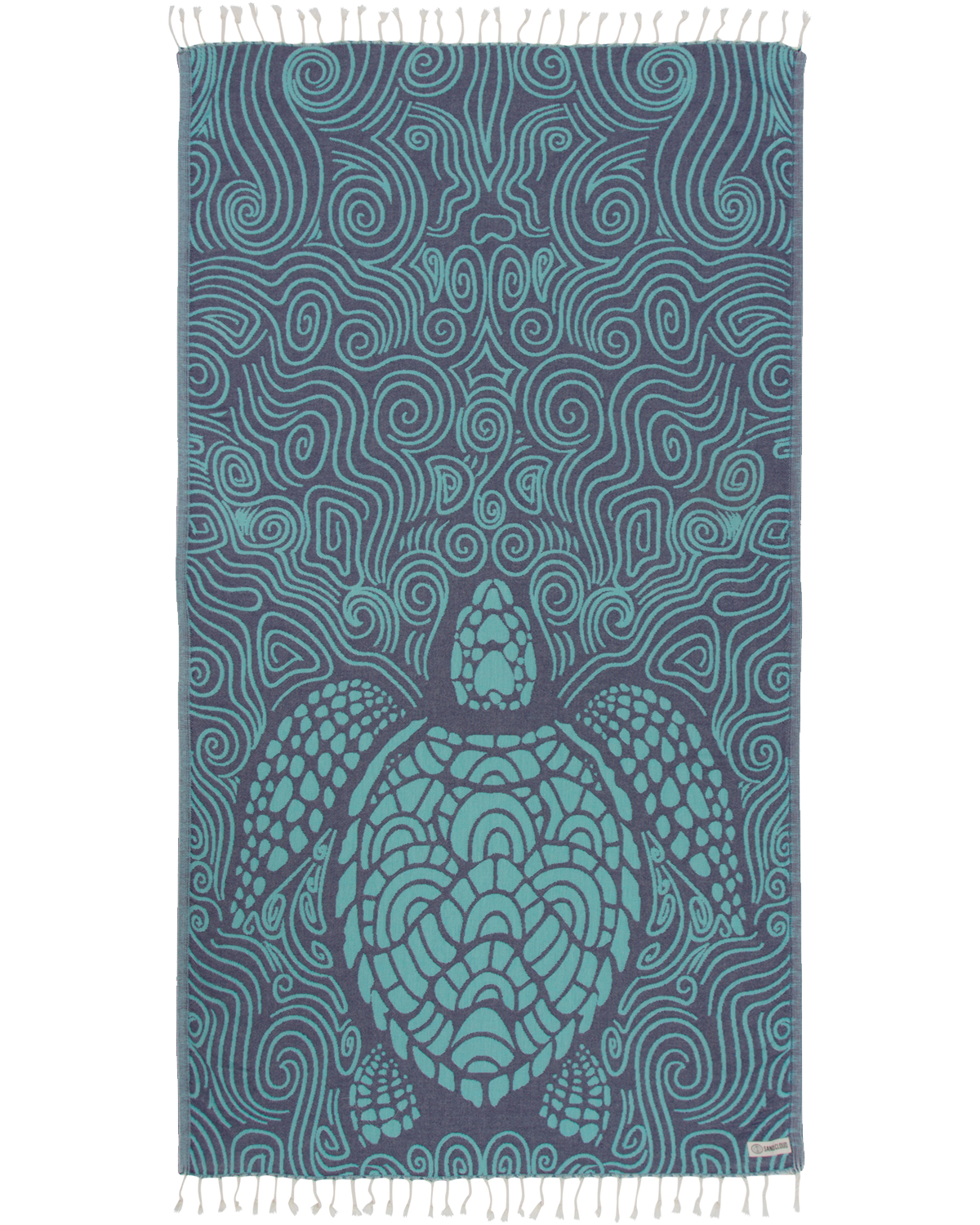 Mint Swirl Turtle Towel