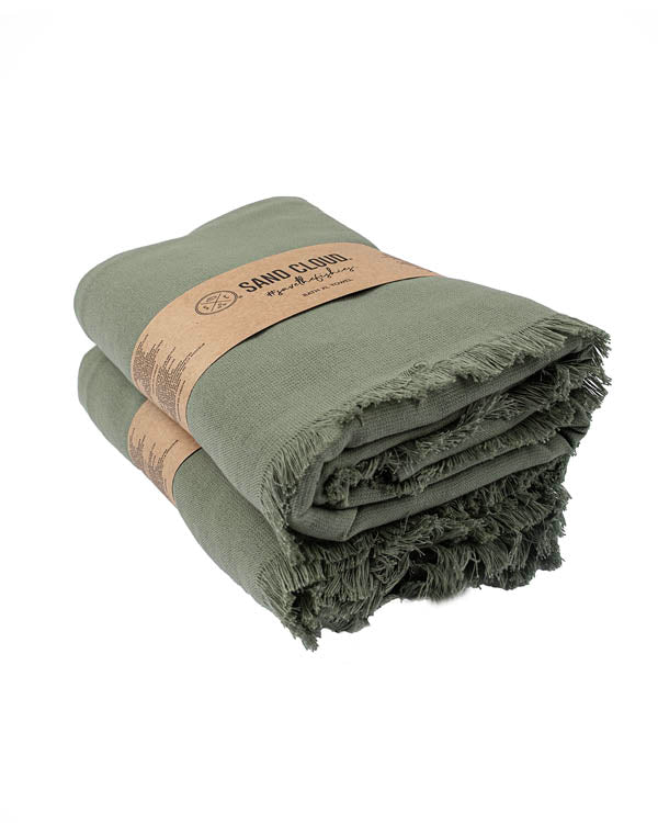 Terra XL Bath Bundle 2 Pack – Hedge Green