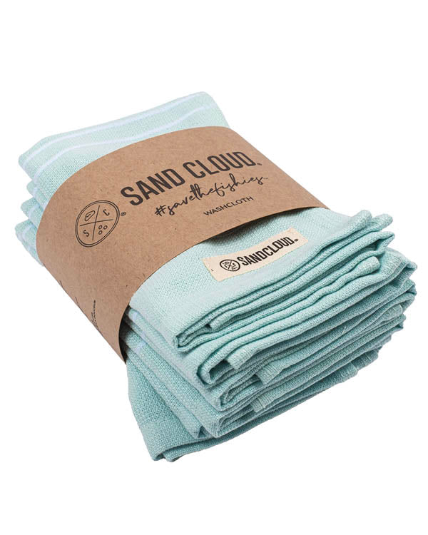 Classic Bath Washcloth Bundle 6 Pack – Seaglass